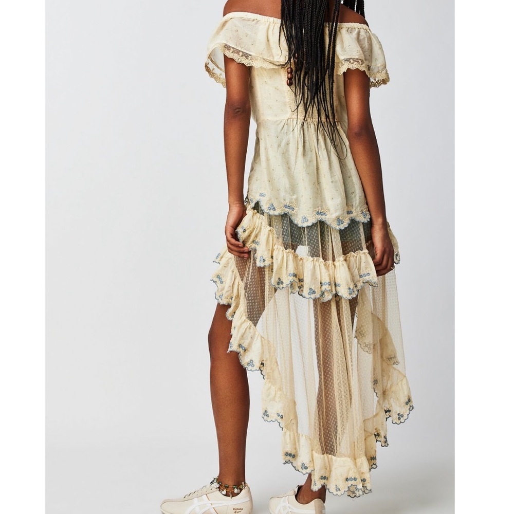 Free People NWOT Falling For You Maxi Top Size M - Picture 2 of 4